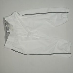 Adidas Short Length Baseball Pants White/Black Size-XL Kids NWT